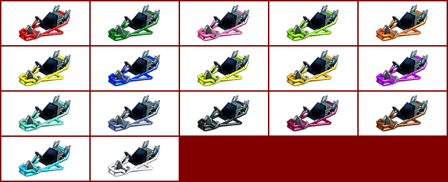 Mario Kart 7 - Kart Bodies (Pipe Frames)