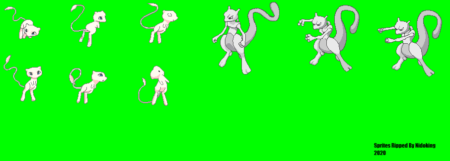 Mew & Mewtwo