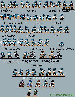 Donald Duck (DuckTales NES-Style)