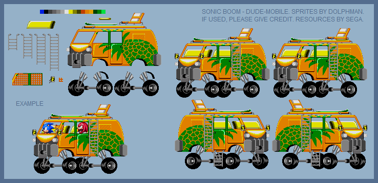 Sonic the Hedgehog Media Customs - Dude-Mobile