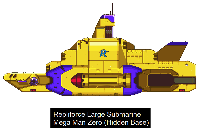 Mega Man Zero - Repliforce Large Submarine