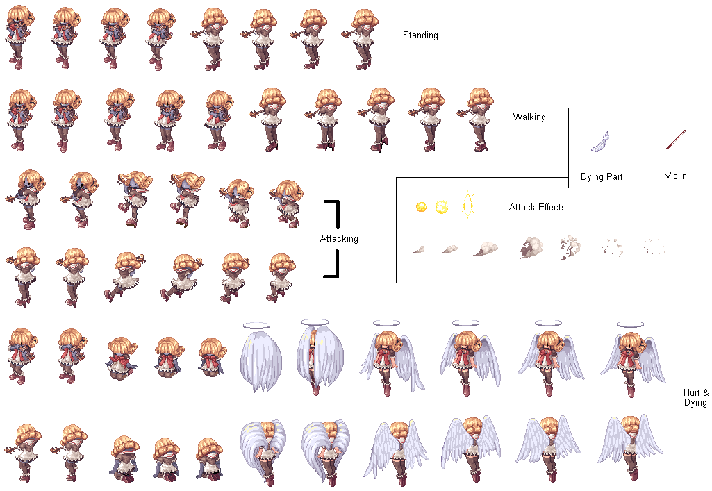 The Spriters Resource - Full Sheet View - Ragnarok Online - Violy