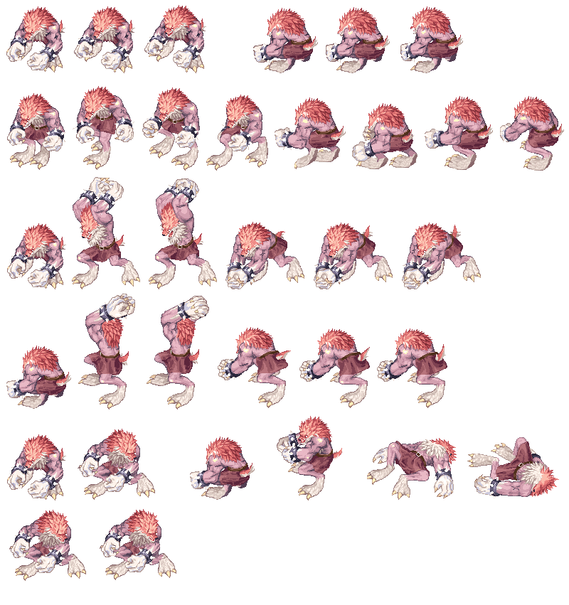 werewolf sprite sheet rpg maker MV werewolf sprite sheet rpg maker MV