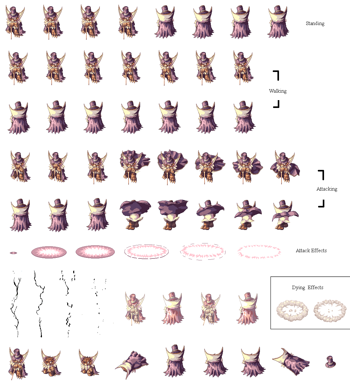The Spriters Resource - Full Sheet View - Ragnarok Online - Owl Marquess