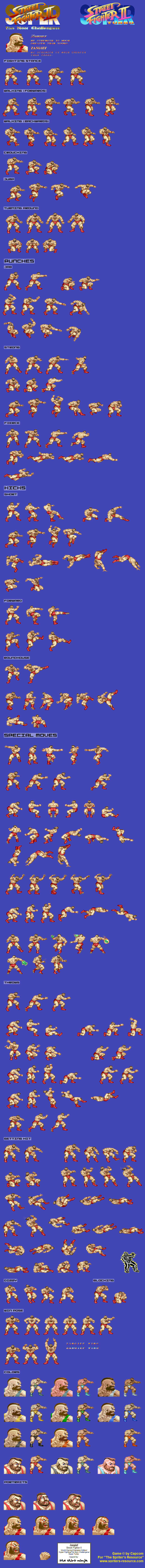 Street Fighter 2 / Super Street Fighter 2 - Zangief
