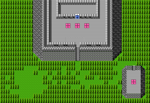 Fire Emblem: Gaiden (JPN) - Map 12 (Desaix's Fortress)