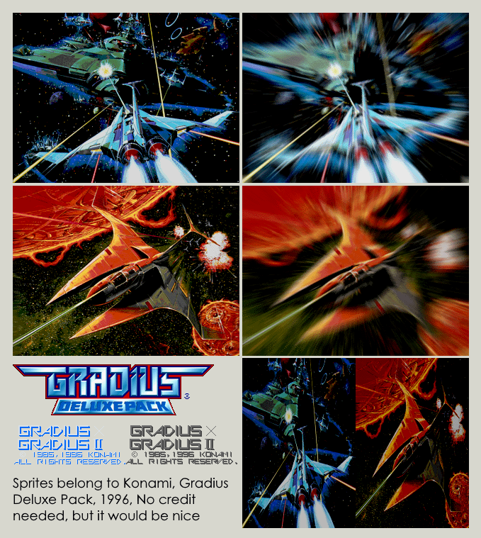 Gradius Deluxe Pack (JPN) - Main Menu