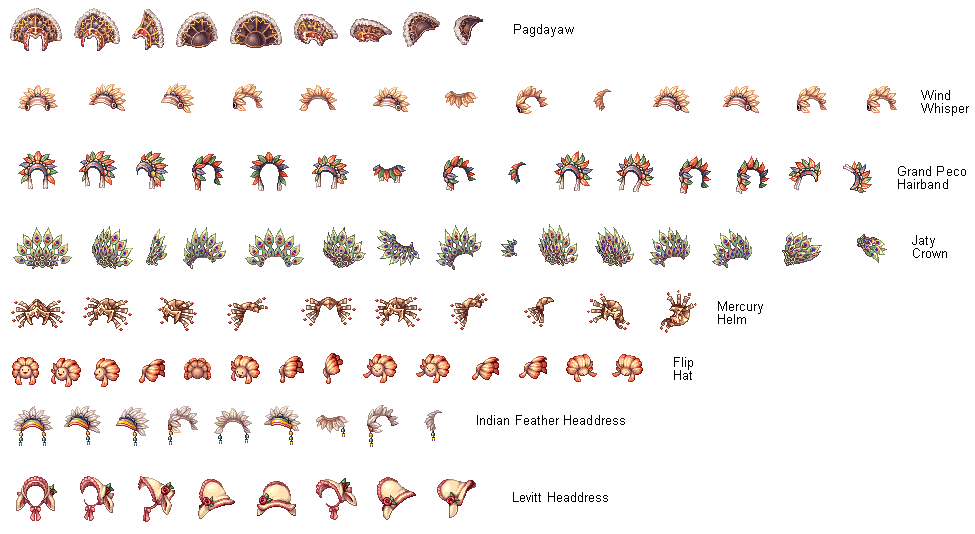 Ragnarok Online - Headdresses