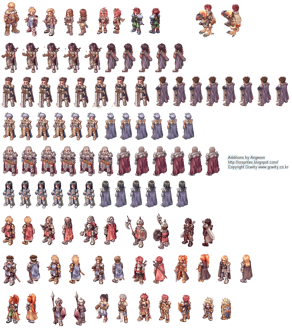 Ragnarok Online - NPCs (Warriors)