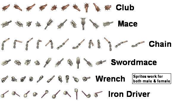 Ragnarok Online - Crusader Maces (Peco Peco)