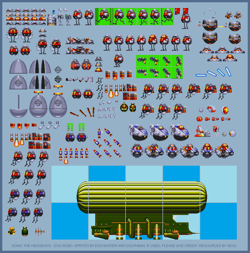 Sonic the Hedgehog Customs - Egg Robo (Sonic 3 & Knuckles-Style)