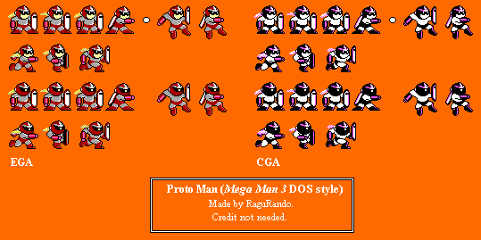 Mega Man Customs - Proto Man (Mega Man 3 PC-Style)