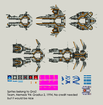 Nemesis '94: Gradius 2 - Core Warships & Sinar