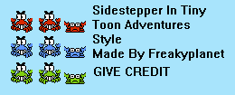 Mario Customs - Sidestepper (Tiny Toon Adventures-Style)