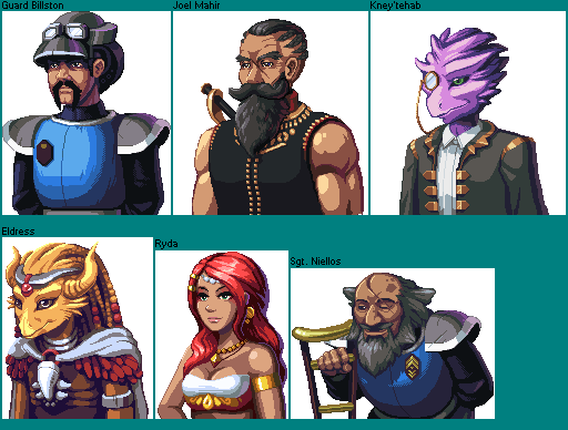 CrossCode - Ba'kii Kum Characters