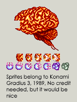 Gradius III - Brain Golem