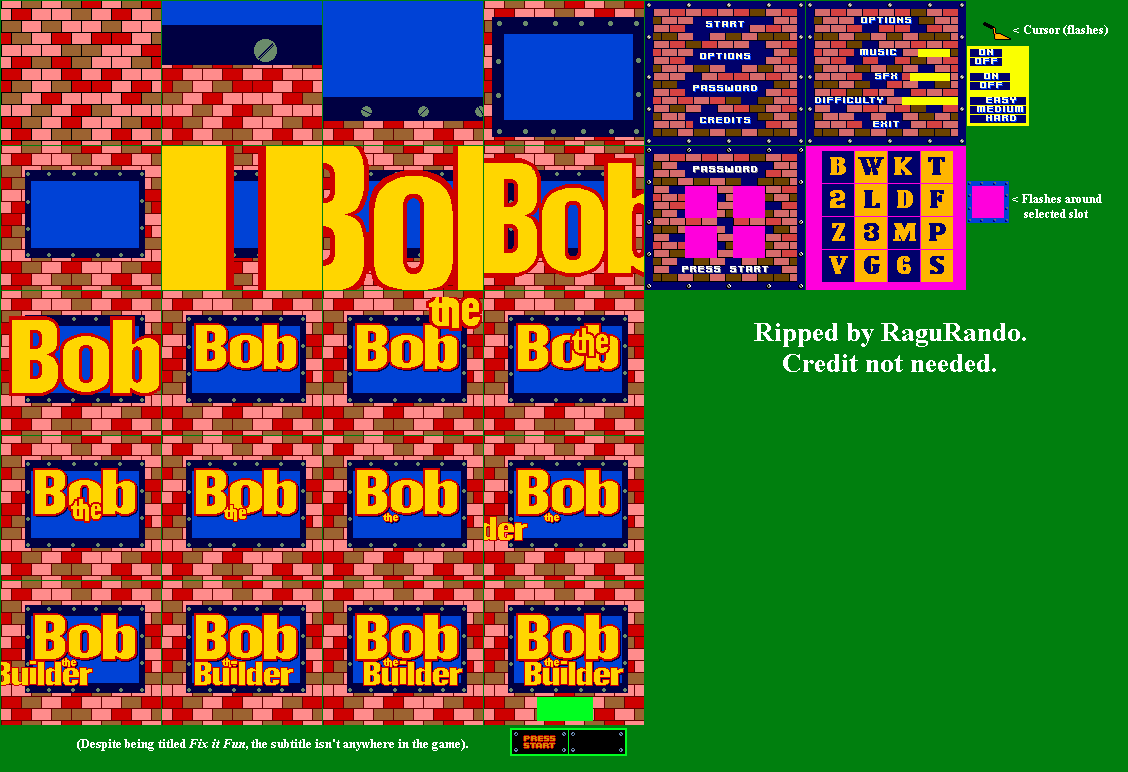 Title Screen & Menus