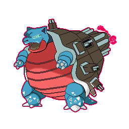 #009 Blastoise (Gigantamax, Pixel Art)