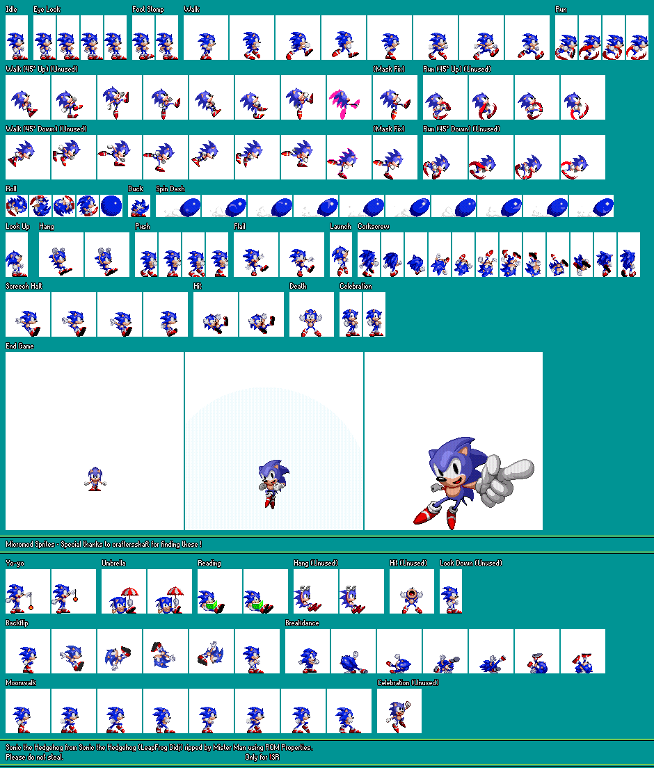 Sonic Sprites Pack