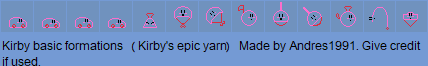 Kirby Basic Transformations (Epic Yarn, NES-Style)