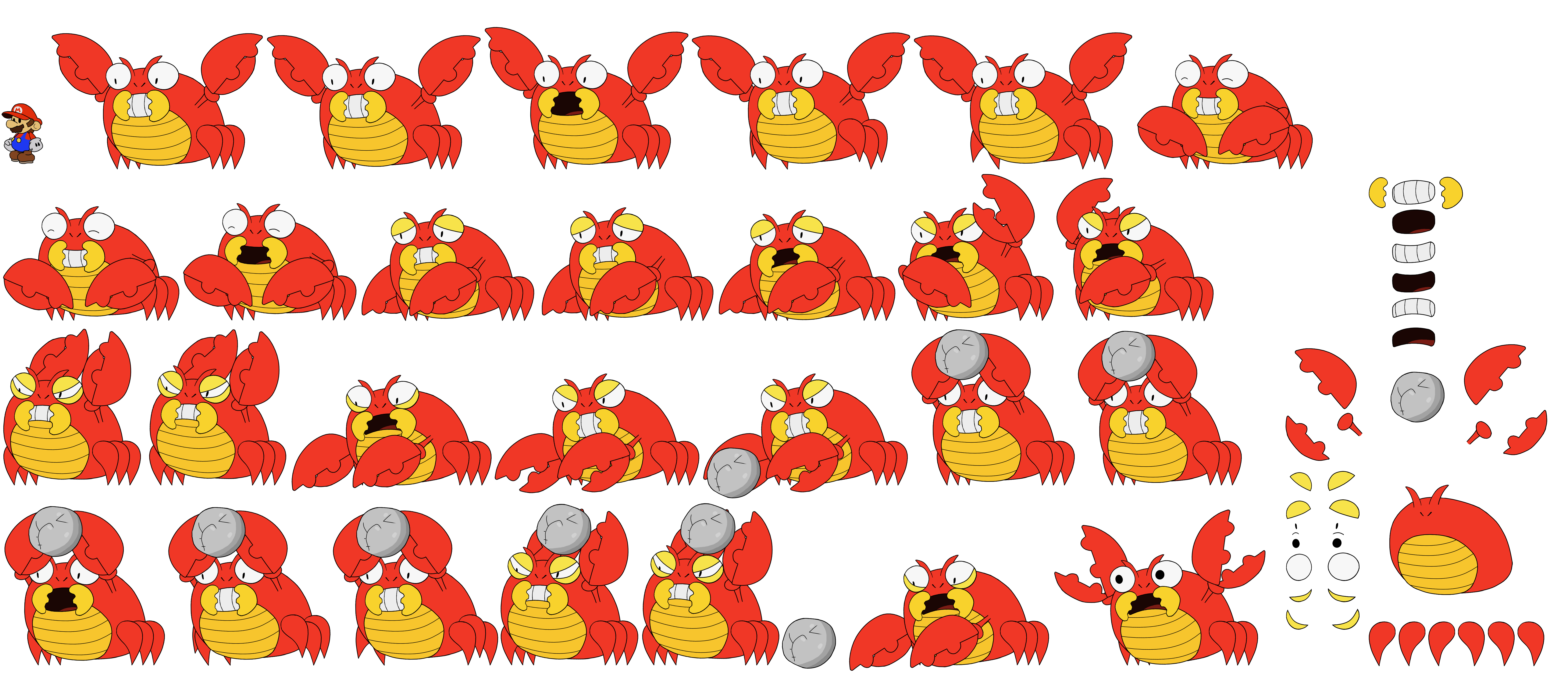 Clawgrip (Paper Mario-Style)