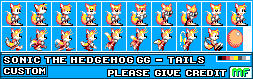 Sonic the Hedgehog Customs - Tails (Game Gear-Style)
