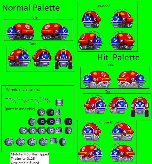 Sonic Chaos (Fan Game) - Mototank