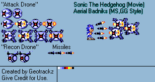 Badniks (Master System / Game Gear-Style)