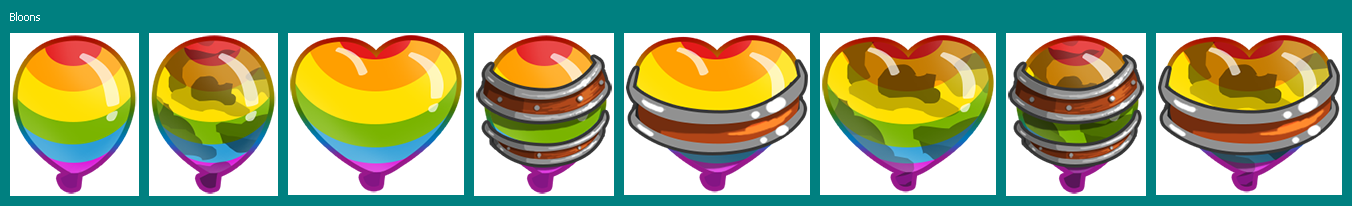 Bloons Tower Defense 6 - Rainbow Bloon
