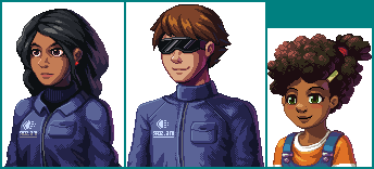 CrossCode - Cargo Ship M.S. Solar Characters