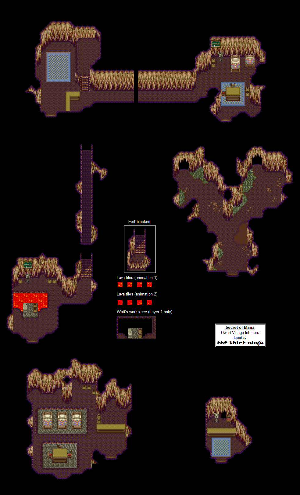 Secret of Mana - Dwarf Village (Interior)