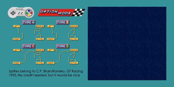 Zen-Nihon GT Senshuken (JPN) - Options Mode