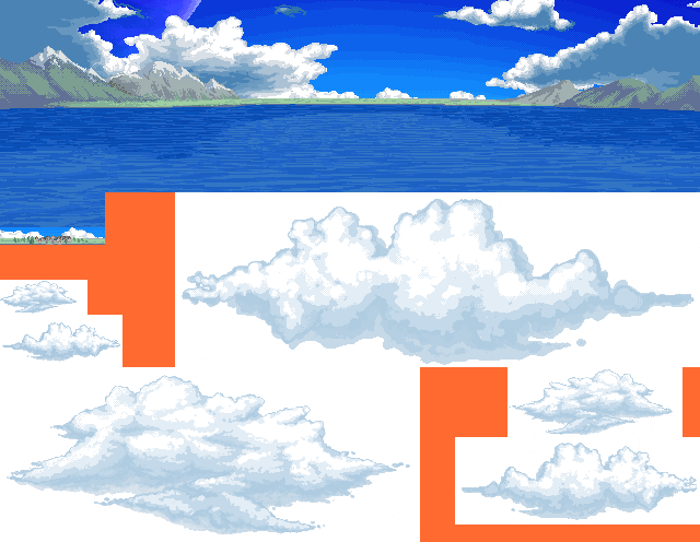 CrossCode - Rhombus Square Balcony Panorama & Clouds