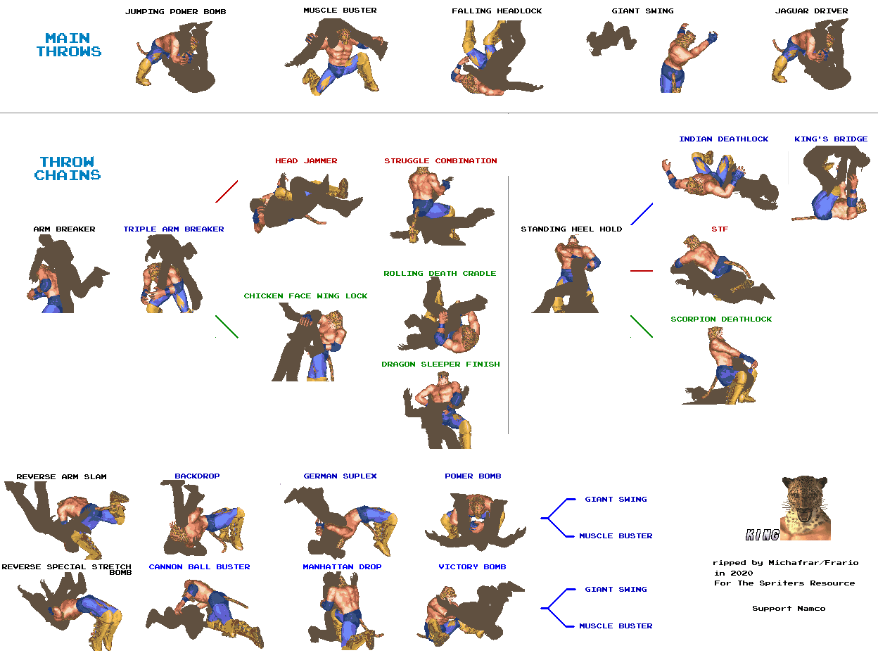 Tekken Advance - King Throws