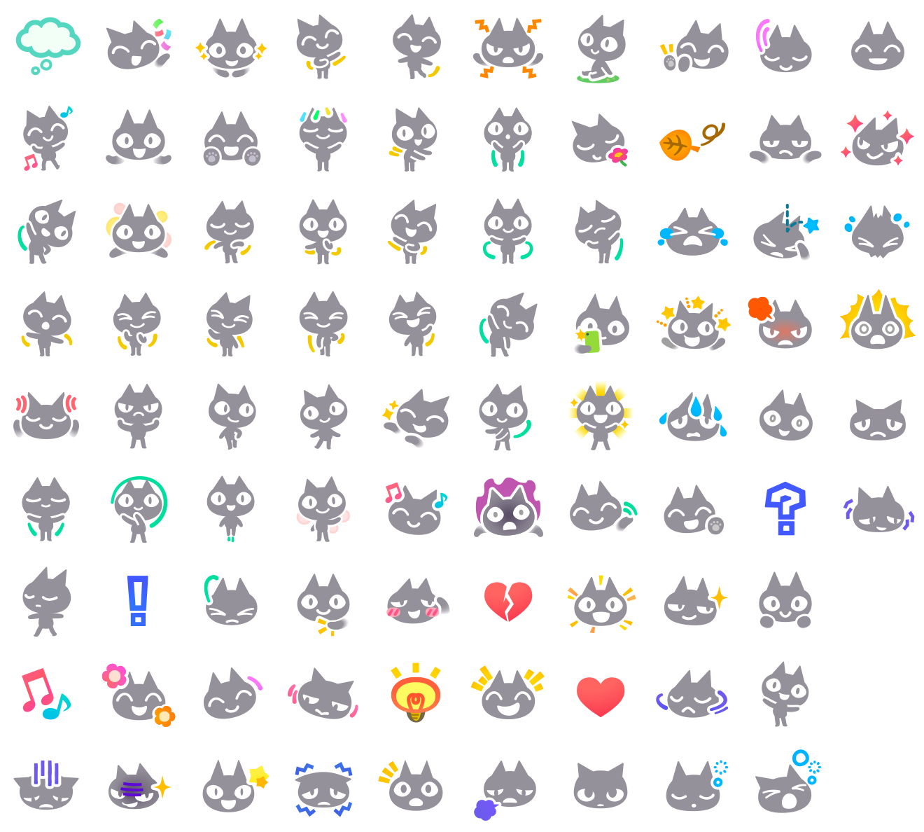 Animal Crossing: New Horizons - Emotion Icons