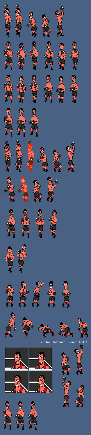 Punch-Out!! Customs - Don Flamenco (NES-Style)