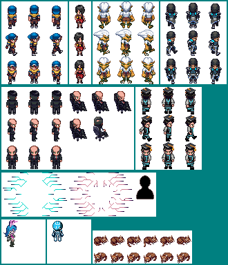 CrossCode - Various Characters