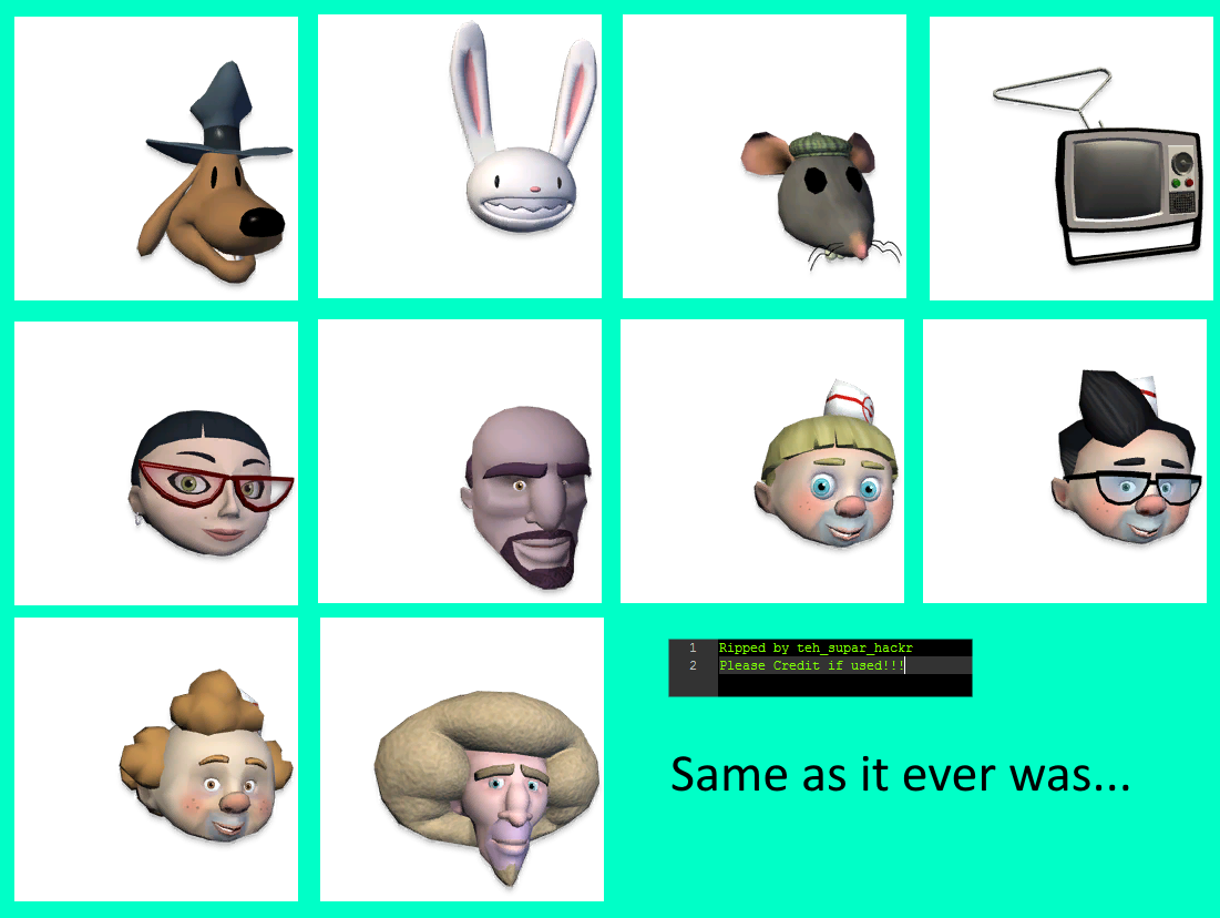 Character Heads (Episode 1)
