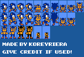 Sonic (Super Mario Bros. 2 NES-Style)