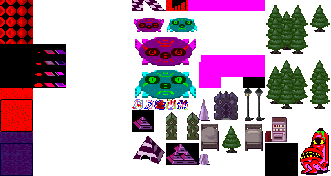 Yume Nikki - Face Carpet Plaza