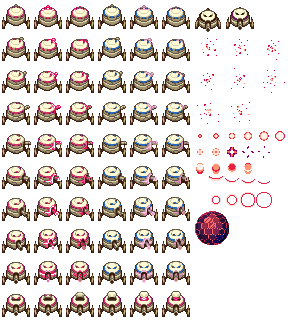 CrossCode - Legionary Turret v1 & Legionary Turret v2