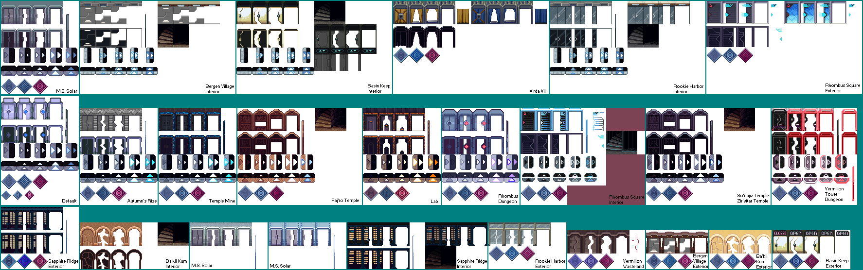 Doors, Stairs & Teleporters