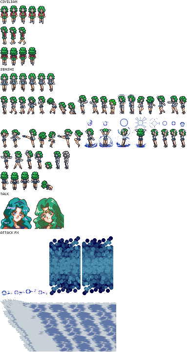 Pretty Soldier Sailor Moon: Another Story (JPN) - Sailor Neptune
