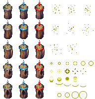 CrossCode - Unnamed Turret Enemy / Monk Turret (Cave of Aspiration)