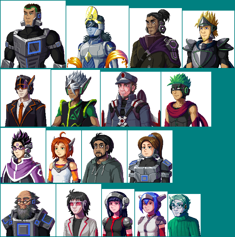 CrossCode - Story Character Portraits