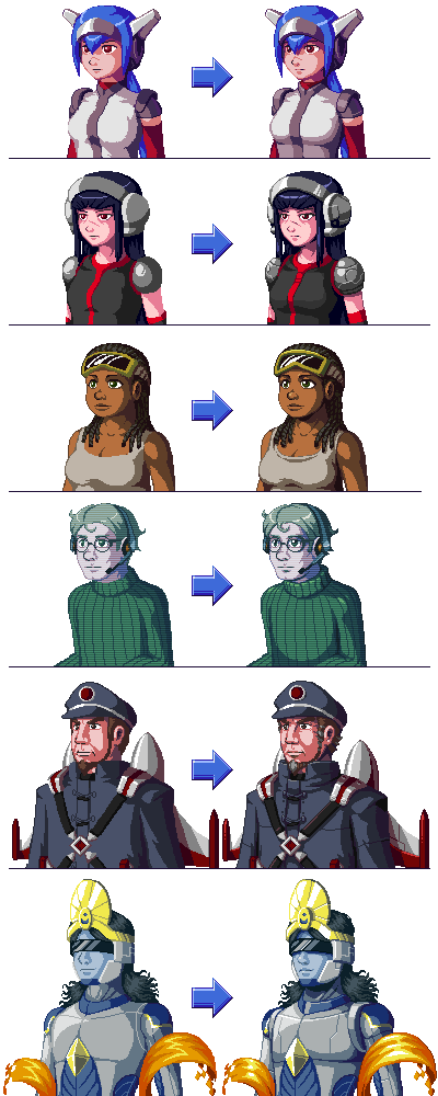 CrossCode - Early Portraits 4