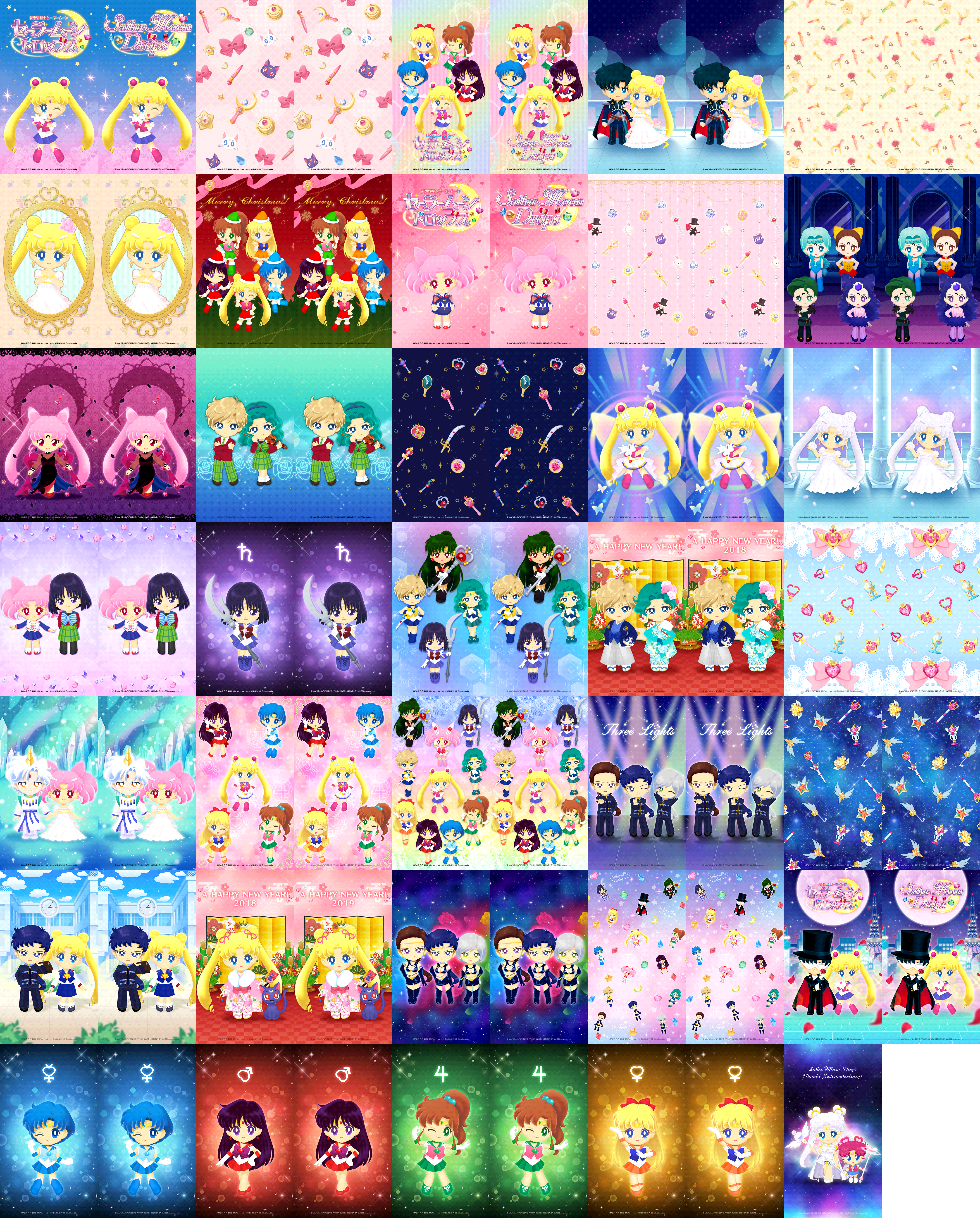 Sailor Moon Drops - Wallpapers