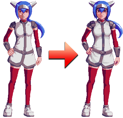 CrossCode - Early Menu Sprites