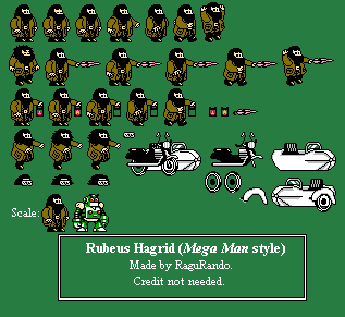 Rubeus Hagrid (Mega Man NES-Style)