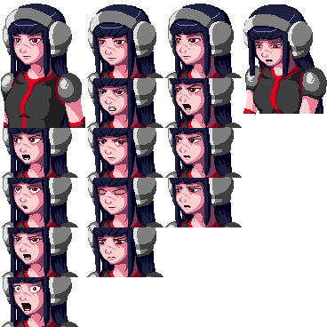 CrossCode - Early Portraits (Shizuka Sakai / Bento-chan)